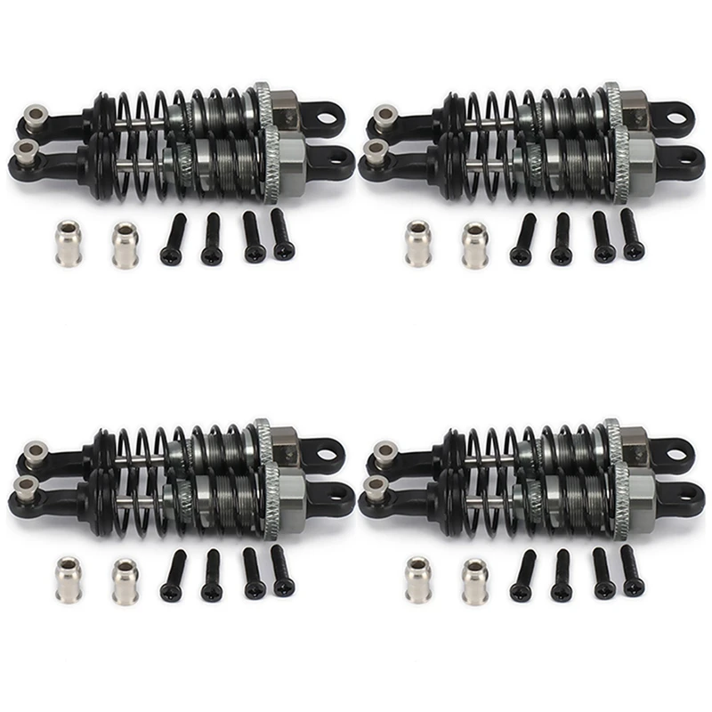 

8 Pcs Oil Adjustable 65Mm Shock Absorber Damper For Rc Car 1/18 Wltoys A959 A969 A979 K929 Hpi Hsp Traxxas Losi Tamiya