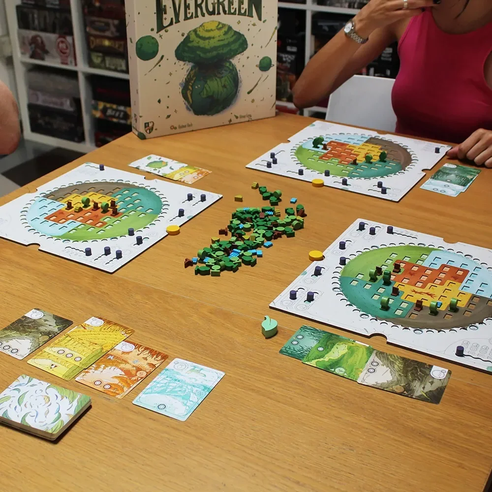 

Evergreen Abstract Strategy Board Game, Board Game for Adults and Family, Allowing a Total of 1 to 4 Players, Ages 8+, 45-60 Min