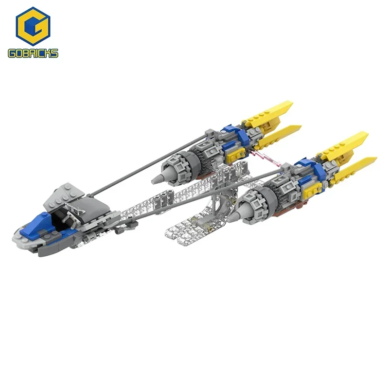 

Конструктор MOC, Энакин, ручный набор 75258, мод, модели, кирпичи, космические войны, развивающие игрушки, игрушки для детей, подарок на день рождения