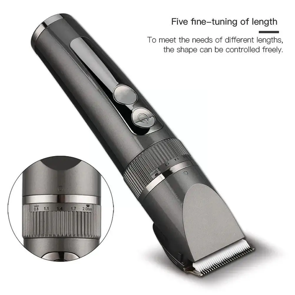 

Professional Hair Clipper Cordless Electric Hair Trimmer 0 Hair Mm Machine BCeard Cutting Rechargeable Trimmer D3K3