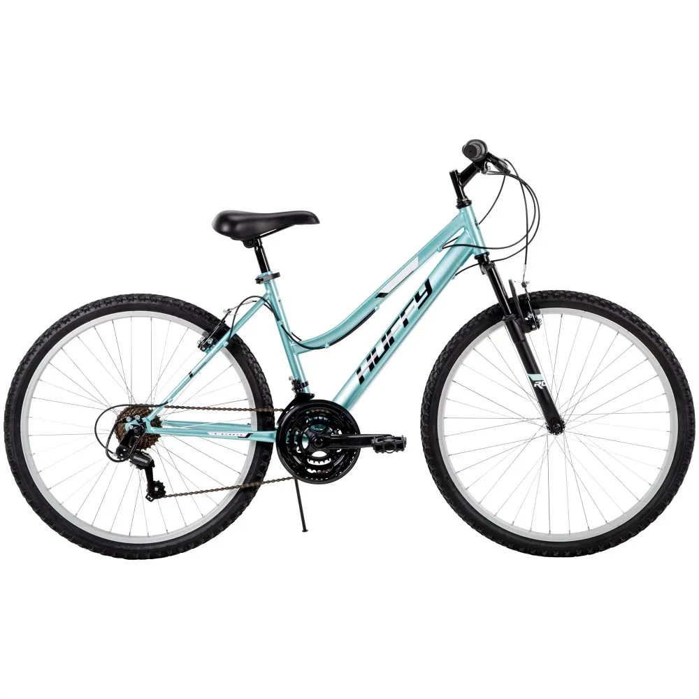 

Cycling Sports Huffy 26” Rock Creek Women's 18-Speed Mountain Bike, Mint, Bicycle