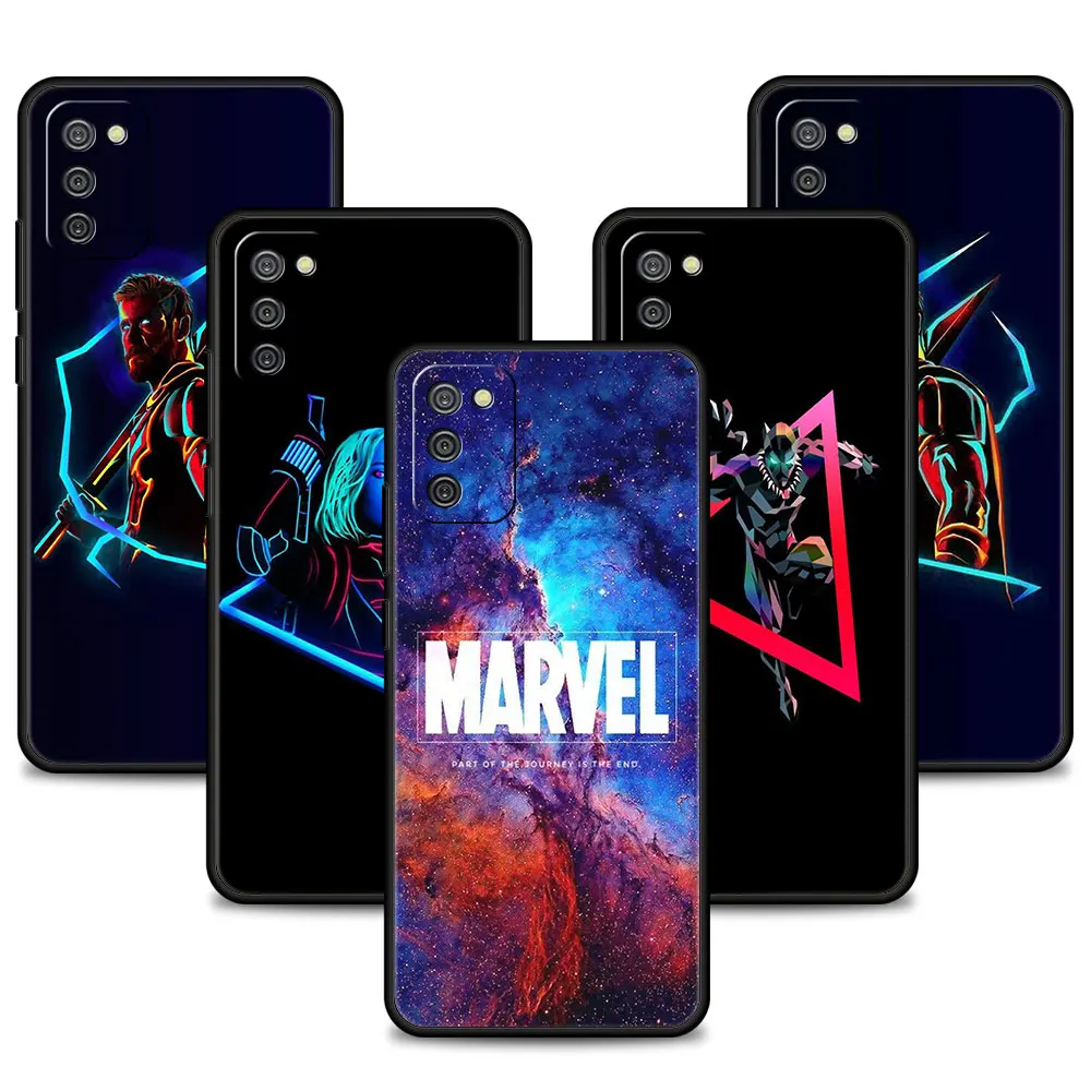 

Marvel hero Original Celulares Phone Funda For Samsung Galaxy A01 A13 5G A03s A03 Core A02 A13 A02s A12 A11 M12 M53 M23 M31