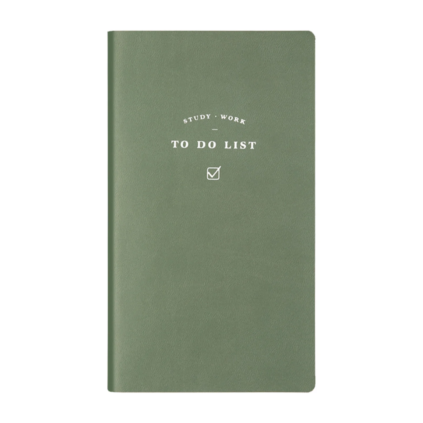 

To Do List Notebook Gift PU Leather 192 Pages Simple Daily Planner Men Women Practical For Work Self-discipline Small Checklist