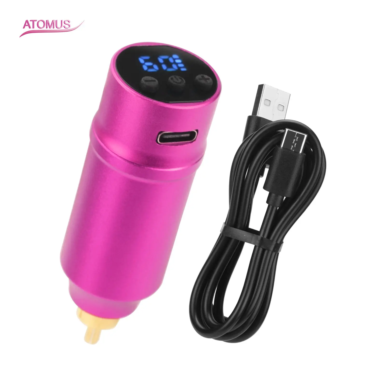 

1100mAPortable Mini Wireless Tattoo Battery Power Supply RCA USB Interface For Rotary Machine Fount Adapter Fast Chargering