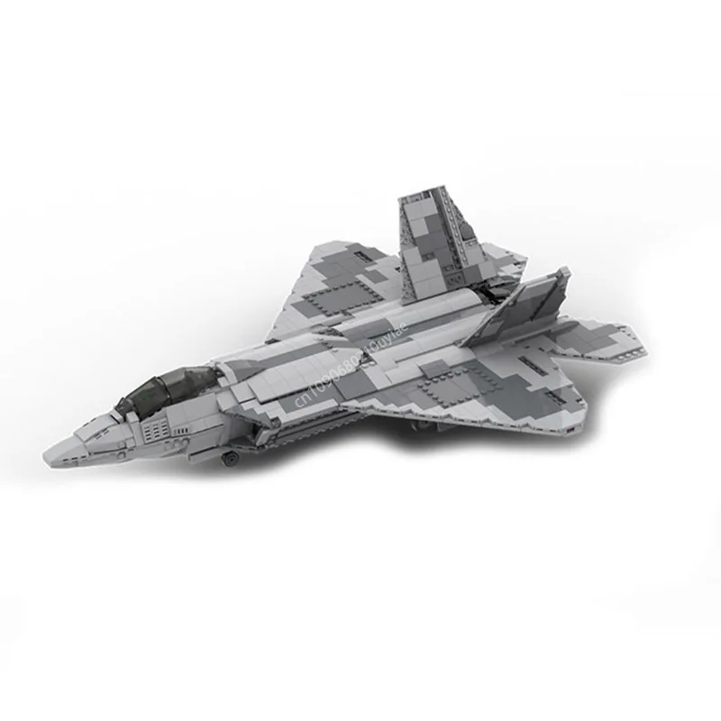 1489 шт. Moc 1:34 Lockheed Martin F-22 RAPTOR Fighter строительные блоки модель Diy креативные кирпичи