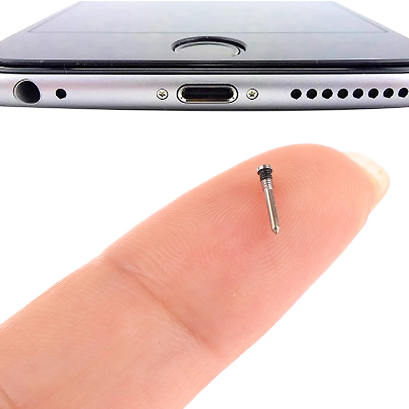 

100Pcs Back Cover Bottom Screw for iPhone 13 12 11 X XSM 7 8 Plus Dock Connector Five Star Pentalobe Screws Parts