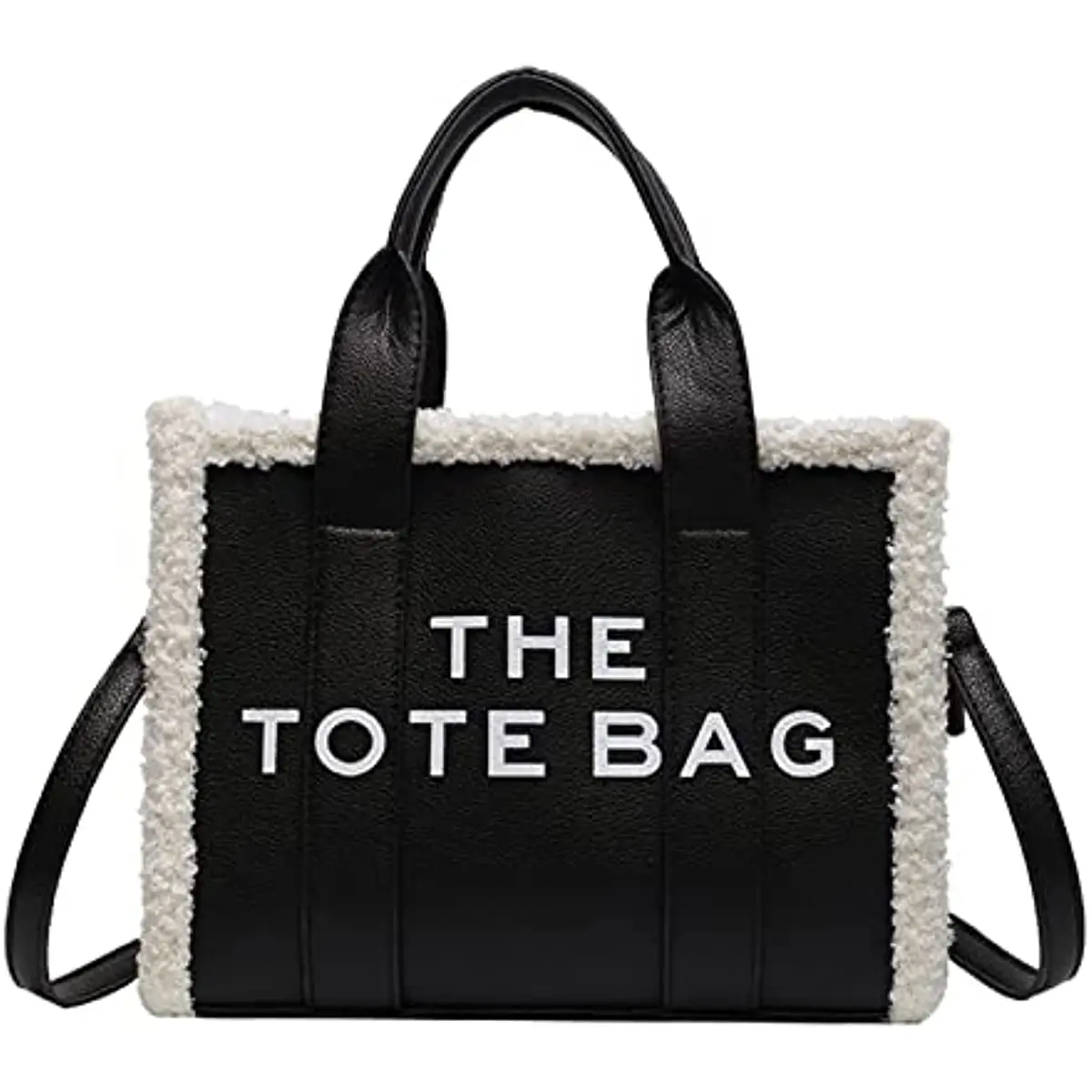 

GOVNIK The Tote Bag for Women, Leather Tote Bag with Zipper Sturdy Cute Handbag Tote Purse Crossbody Bag for Work, Travel