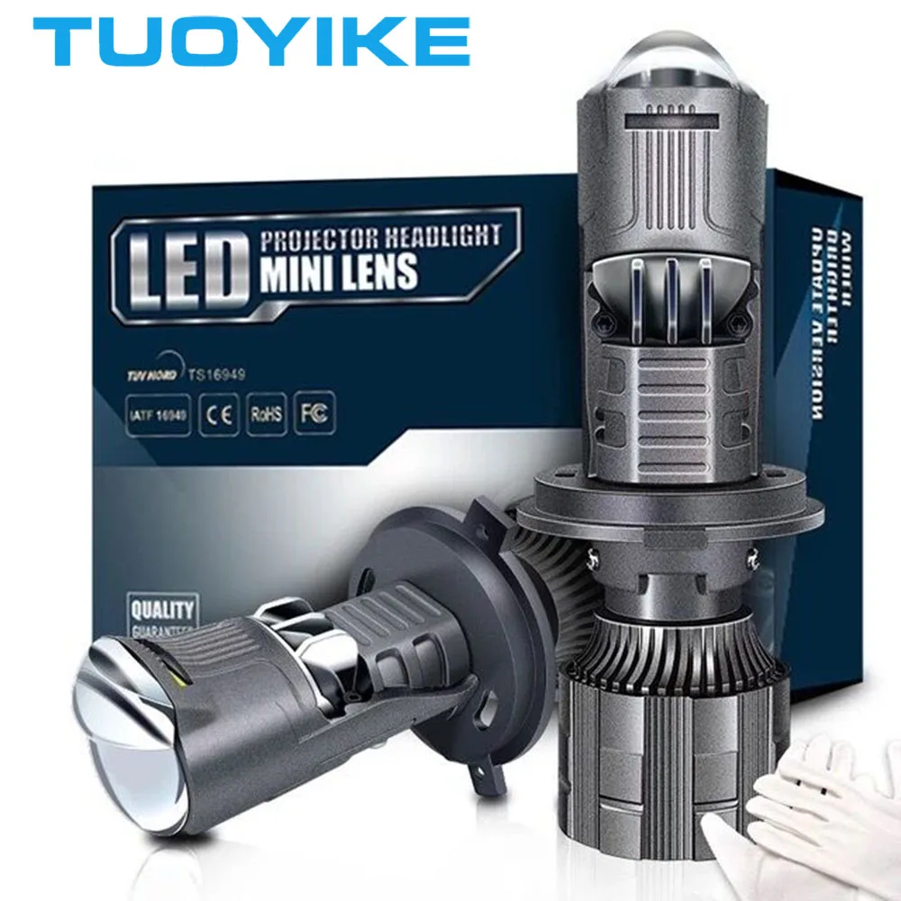 Мини-объектив G8x, светодиодсветодиодный лампы для Фар H4 H7 для автомобиля, мотоцикла, фары для проектора, Canbus без ошибок, дальний/ближний свет, 100 Вт, лм, Новинка