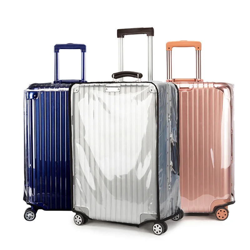 

PVC Transparent Luggage Cover Waterproof Luggage Storage Covers Travel Dustproof Protector Suitcase Covers Travel Accessories