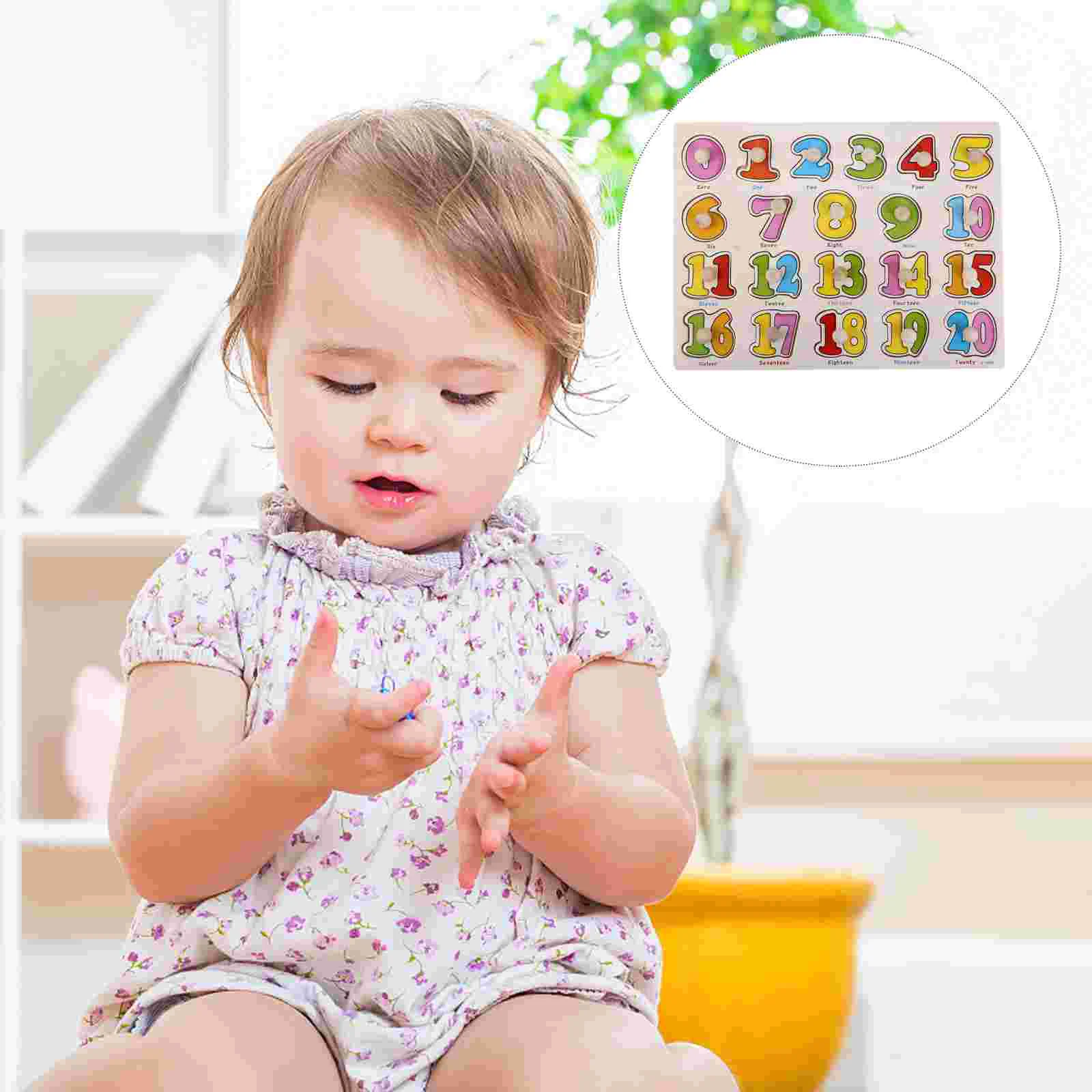 

1 Set Wooden Jigsaw Toys Good Safe Educational Jigsaw for Infants Toddler