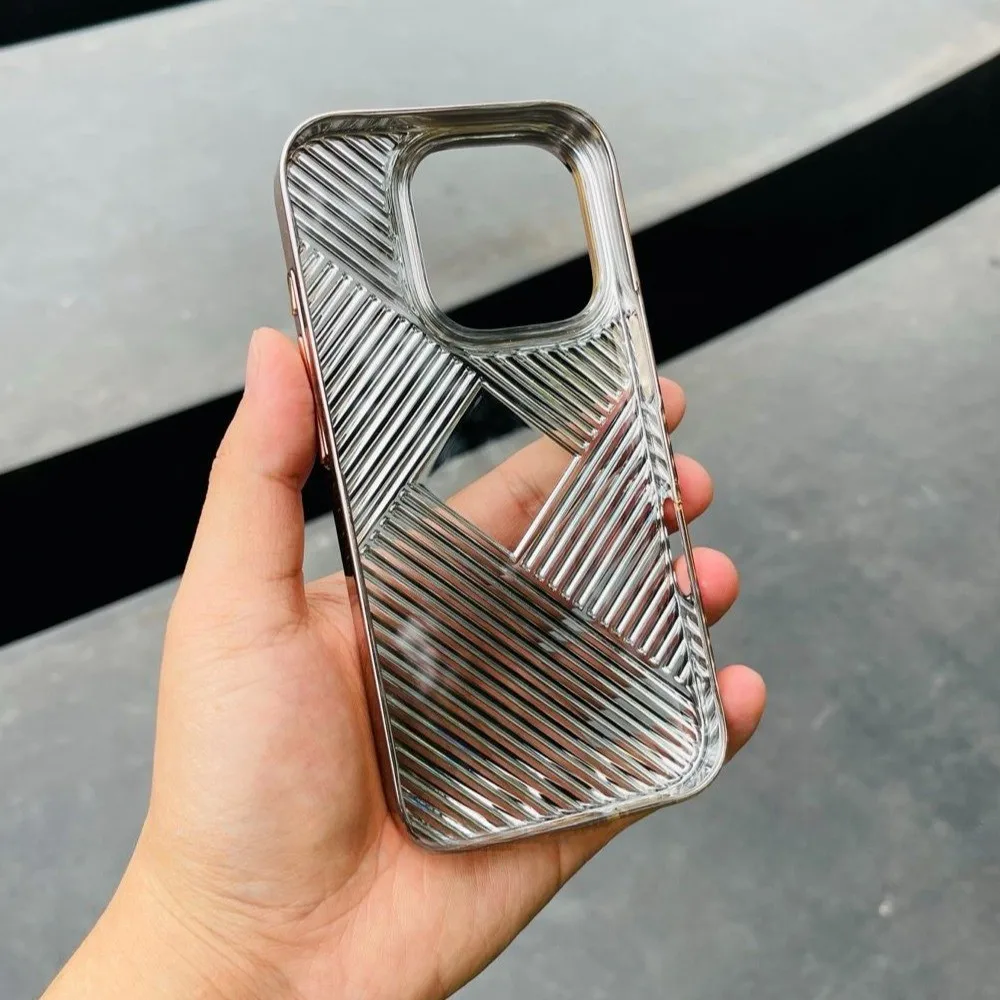 Ультратонкий саржевый чехол для телефона HOCE iPhone 16 Pro Max 15 противоударная жесткая