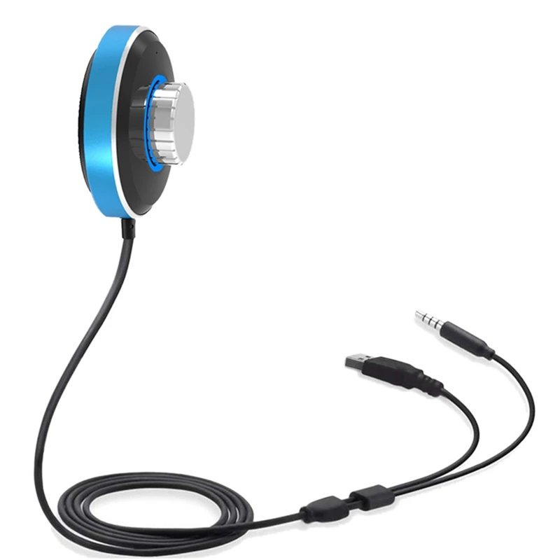 

Аудиоприемник Bluetooth 5,0, беспроводной адаптер для звонков по громкой связи с разъемом AUX 3,5 мм, стереоадаптер для автомобиля, домашний усилите...