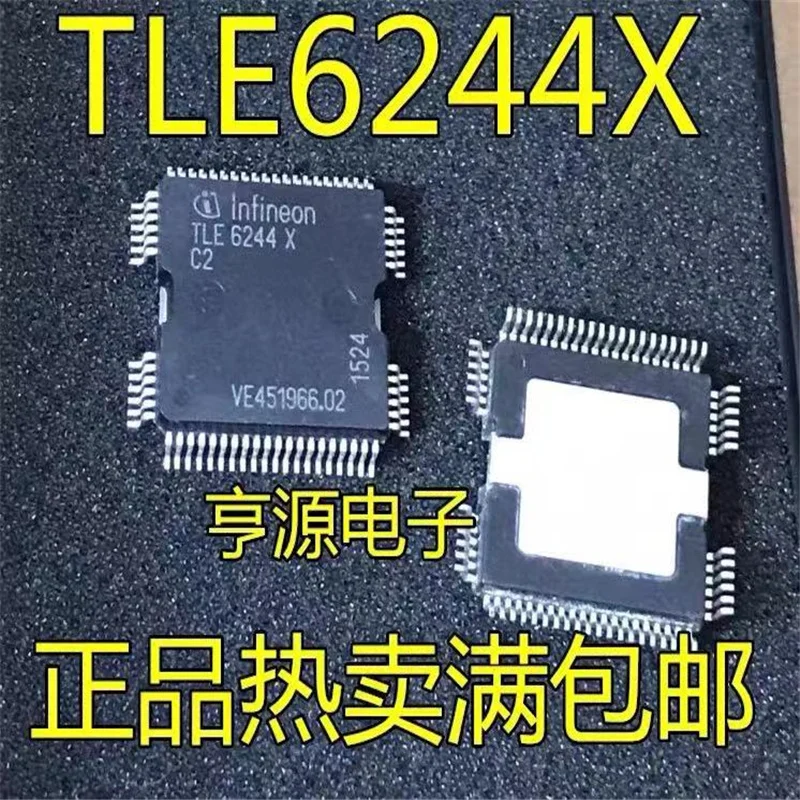 1-10 шт. TLE6244X C2 TLE6244X чип водителя топливного впрыска для Mercedes-Benz 272, автомобильная плата двигателя QFP64 TLE 6244 X