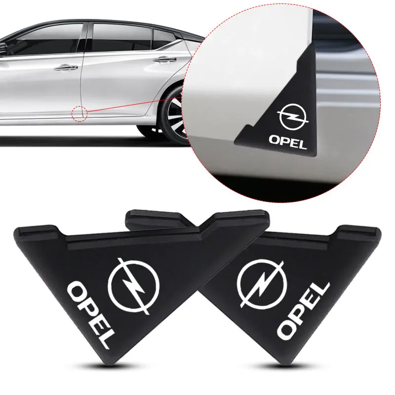 

2pcs Car Door 90 Silicone Degree Corner Cover Bumper Crash Scratch Protector For Opel Astra H G Insignia Mokka Zafira Vectra OPC