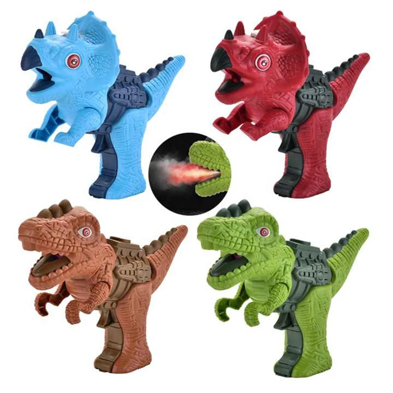 

Summer Outdoor Game Children Toy Light Sound Spray Smoke Dinosaur Toys for Boys Electric Fire-breathing Dinosaur Spray Gun Gifts