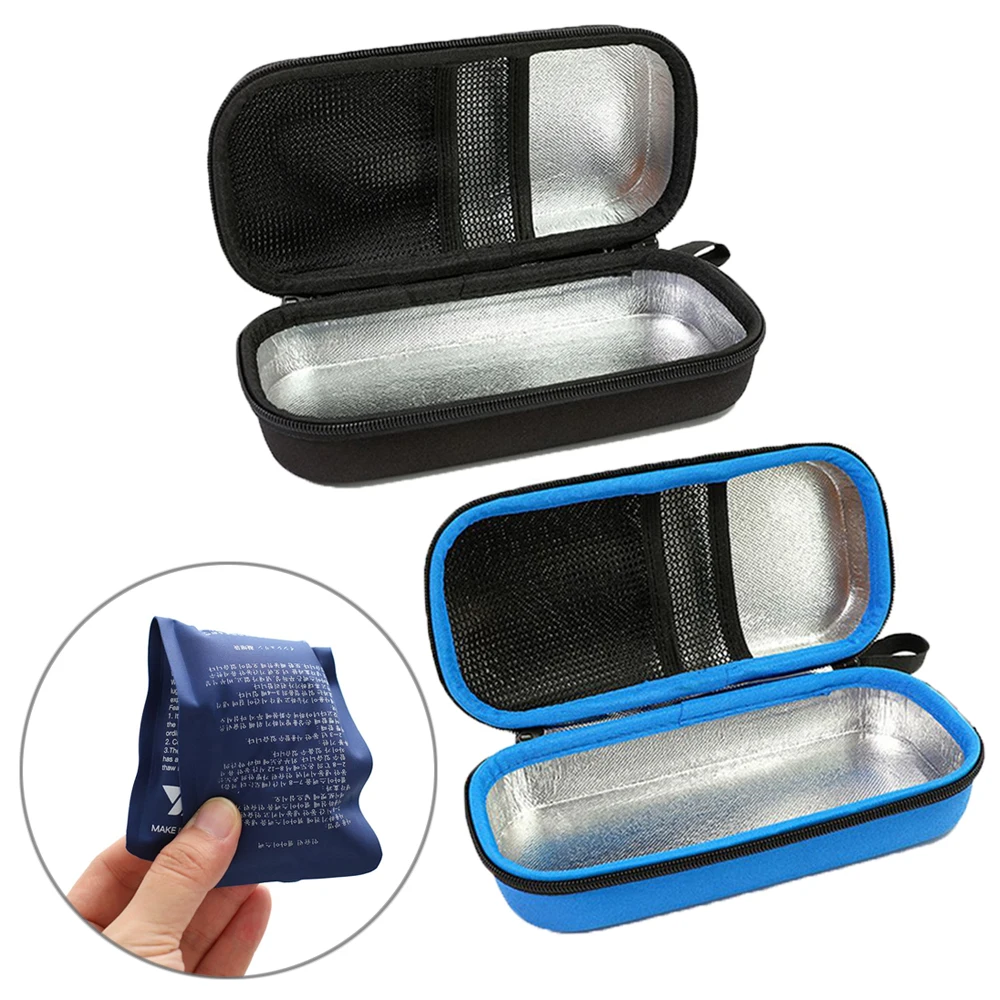 

Practical Insulin Cooling Bag with Gel Portable Diabetic Pocket Medicla Cooler Travel Case Thermal Insulated Pill Protector