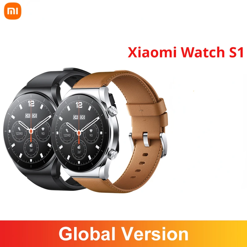 

Global Version Xiaomi Watch S1 Bluetooth Answer Call Smartwatch 1.43'' 60Hz Refresh Screen Wireless Charging GPS NFC Mi Watch