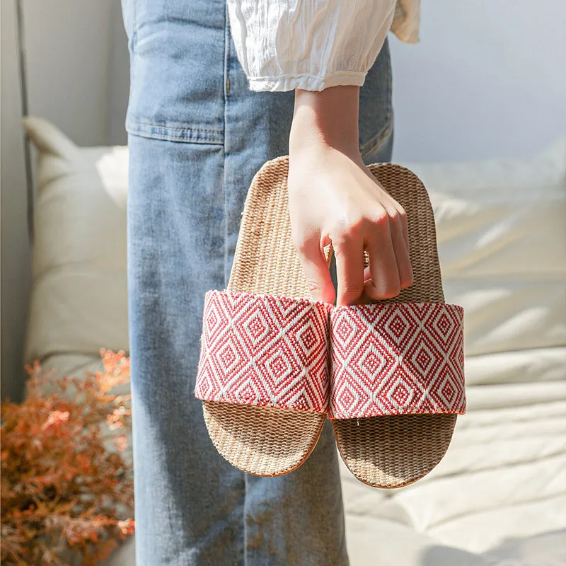 For Women Men Breathable Open Toe Slides Flat Sandals Female