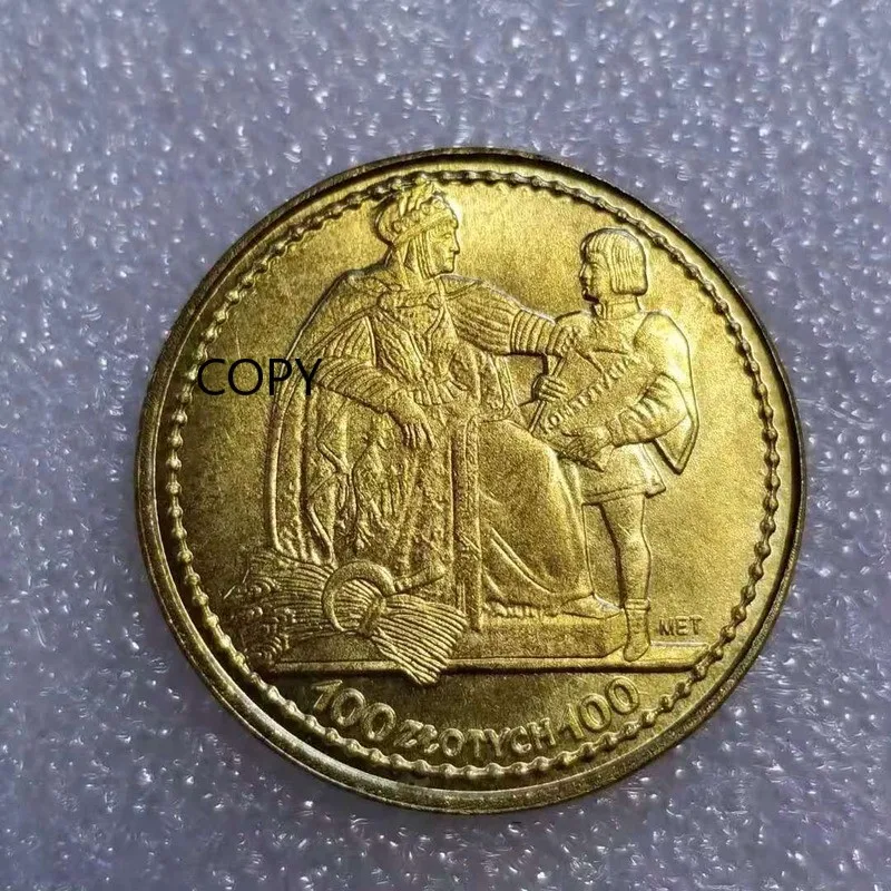 

Poland 1925 Gold Plated Brass Commemorative Collectible Coin Gift Lucky Challenge Coin COPY COIN