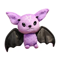 bat plushi doll kawaii plush purple black toys for girls soft pillows poduszki sofa infantil kussens peluche coussin oreiller