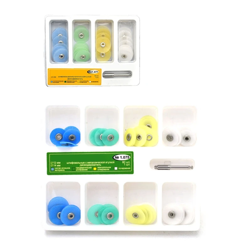 

Dental Discs for Polishing & Finishing 40pcs / 80pcs + Mandrel Professional Dental Supplies Kits Tooth Polish Disc Drop Shipping