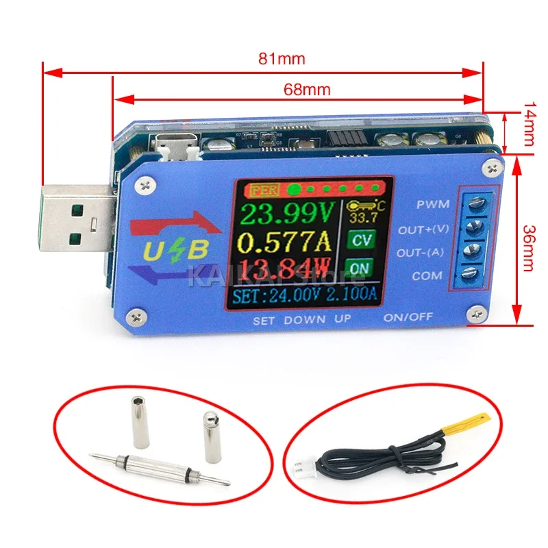 Повышающий/понижающий преобразователь постоянного тока CC CV модуль питания 5 В до