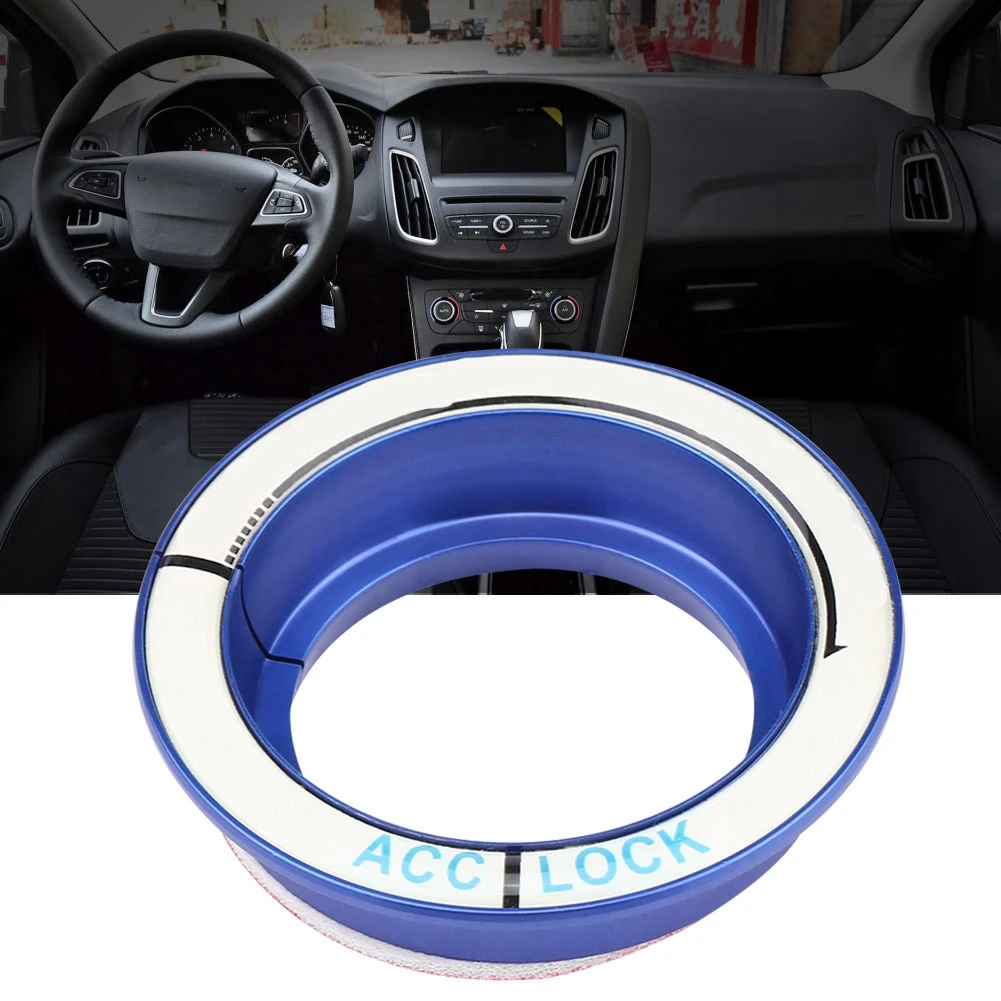 Автомобиль светящийся переключатель зажигания кольцо круг ключ отверстие