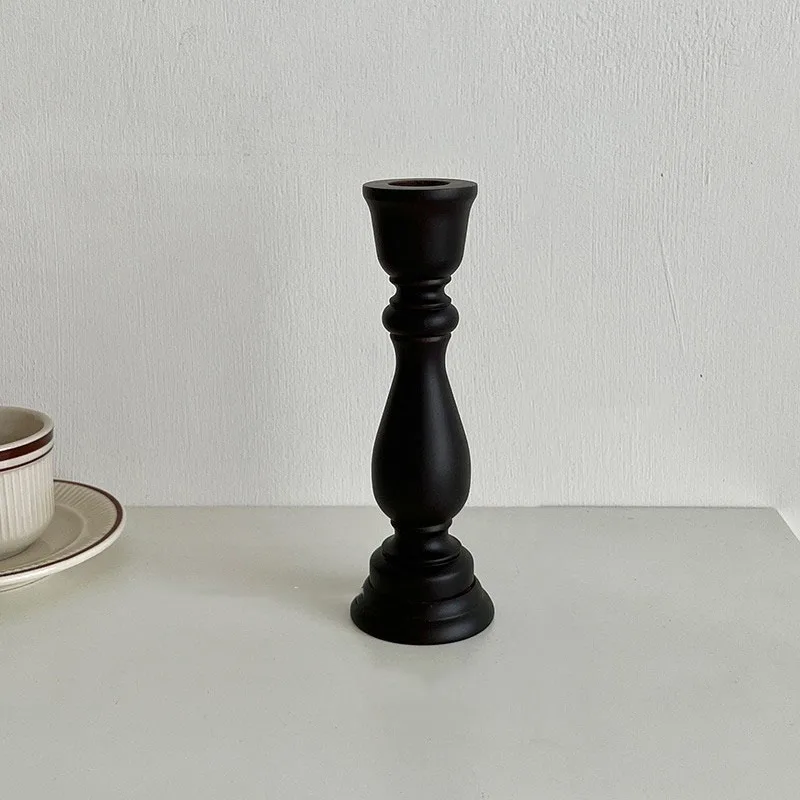 Деревянные Подсвечники Для украшения дня рождения стеклянный Настольный