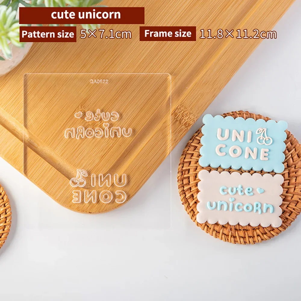 

Штамп для печенья единорог