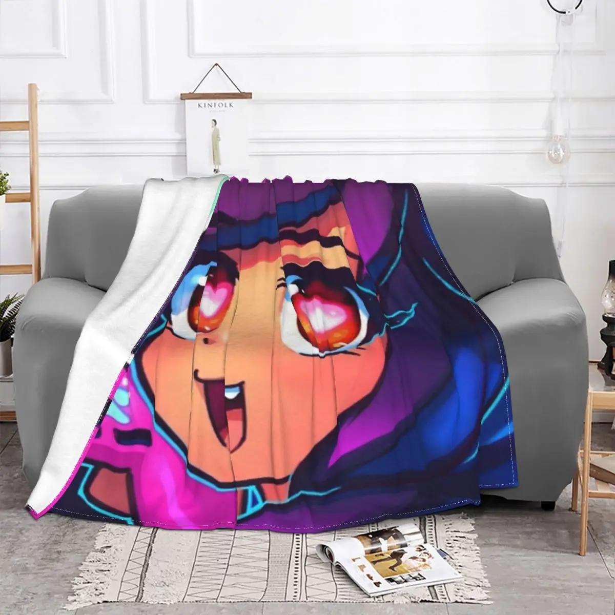 Мультяшные игровые одеяла Aphmau флисовое осенне-зимнее многофункциональное