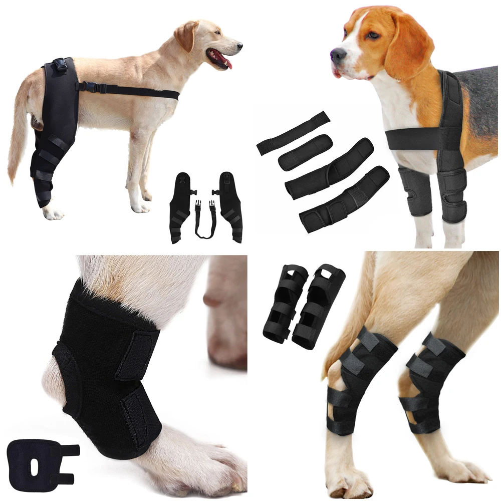 

Dog Surgery Injury Arthrity Brace Bandages Leg Protecte Knee Strap Recovery Licking Dog Pet Brace Sleeve Assist Restoration Anti