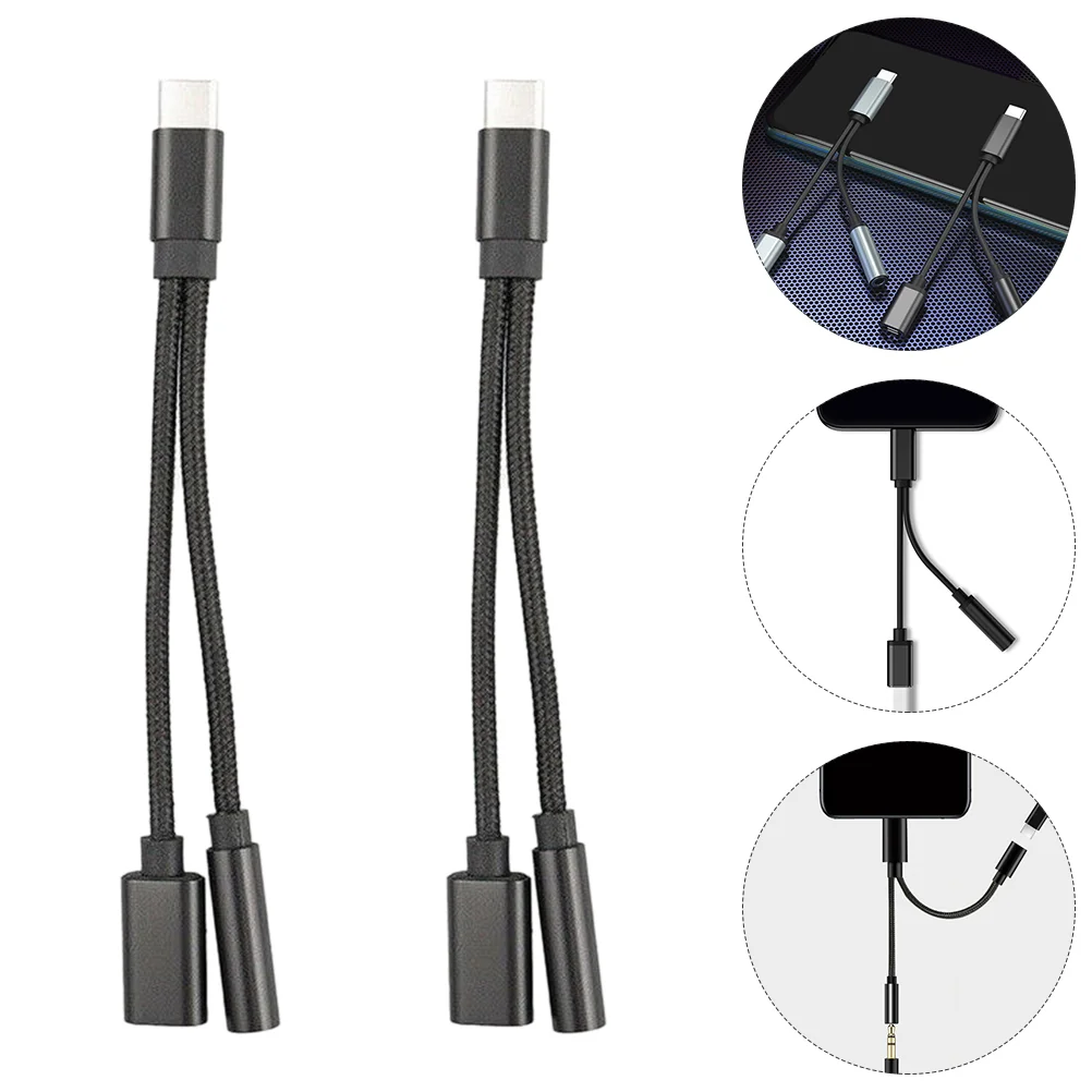 

Audio Adapter Professional Type-c Adapters Earphone Converters Portable Headset