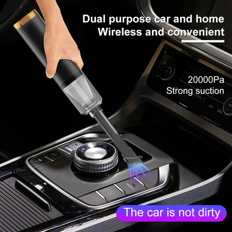 

20000Pa Car Vacuum Cleaner Mini Portable Wireless Vacuum Handheld Powerful Suction Vacuum Cleaner For Auto Interior Home Sofa