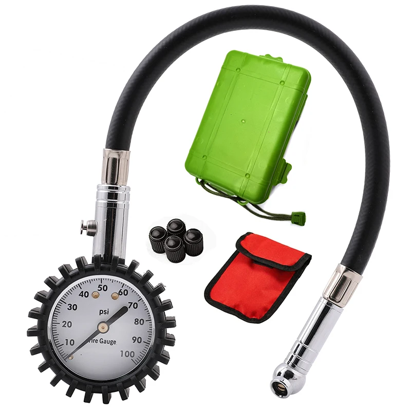 АТсейфпро Давление шин автомобиля измерительное устройство 60 100 Psi гибкий шланг мониторинг шин портативный воздушный насос автомобильные аксессуары грузовик АТВ УТВ.