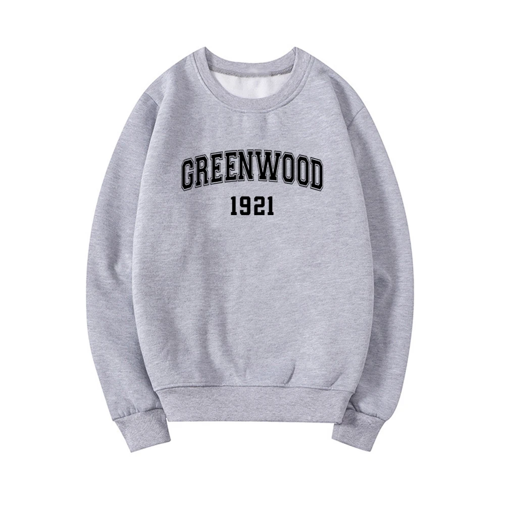 Толстовка Greenwood 1921 черная уличная Centennial афроамериканские черные пуловеры в стиле