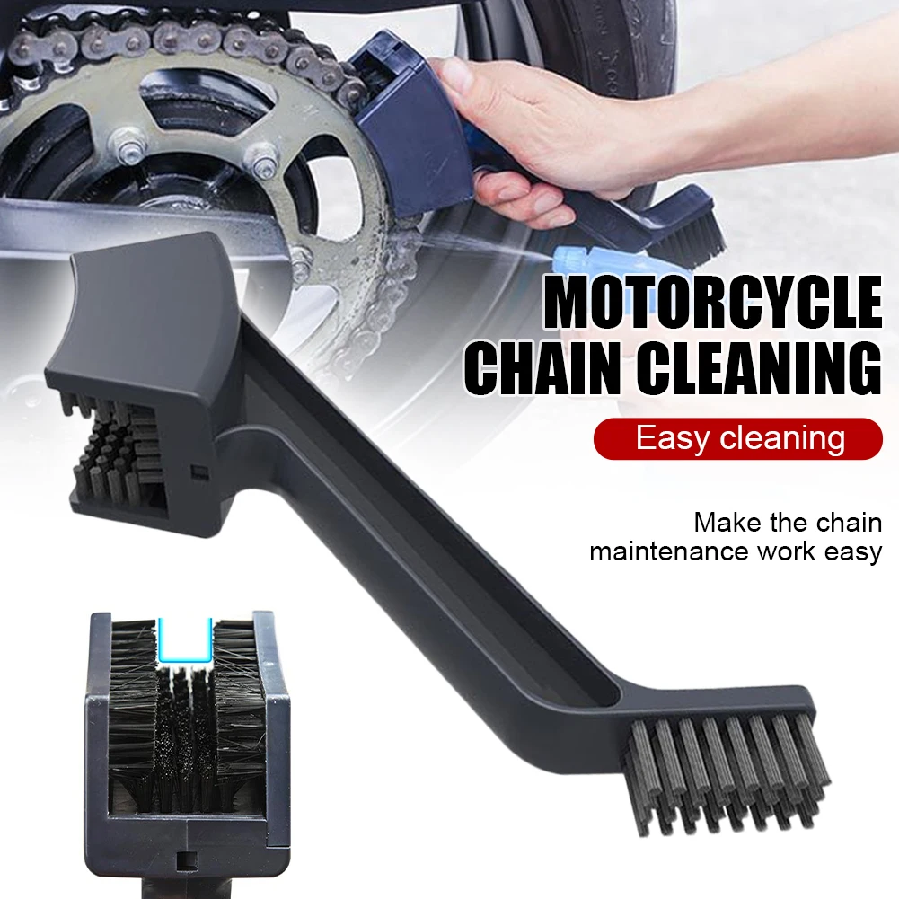 

Bike Chain Cleaner Bicycle Motorcycle Chain Cleaning Brush Dual Heads Cycling Cleaning Kit Chain Maintenance Tool Fast delivery