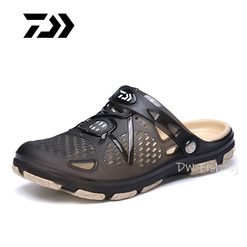 

2022 Daiwa Fishing Shoes Summer Autumn Men Beach Sandals Non-Slip Wading Shoes Outdoor Breathable Slipper Sandalia Water Shoes