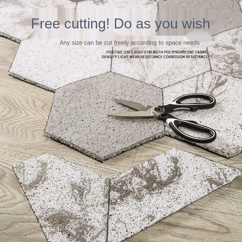 Ковер в скандинавском стиле из искусственной кожи домашние коврики ПВХ с