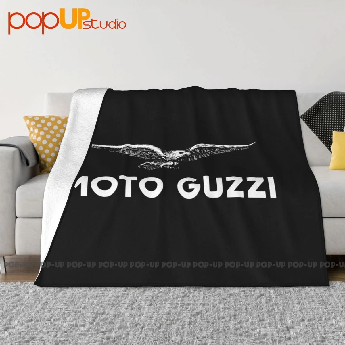 Мотоциклетное одеяло Moto Guzzi с логотипом Gp высокое Фланелевое покрывало на диван