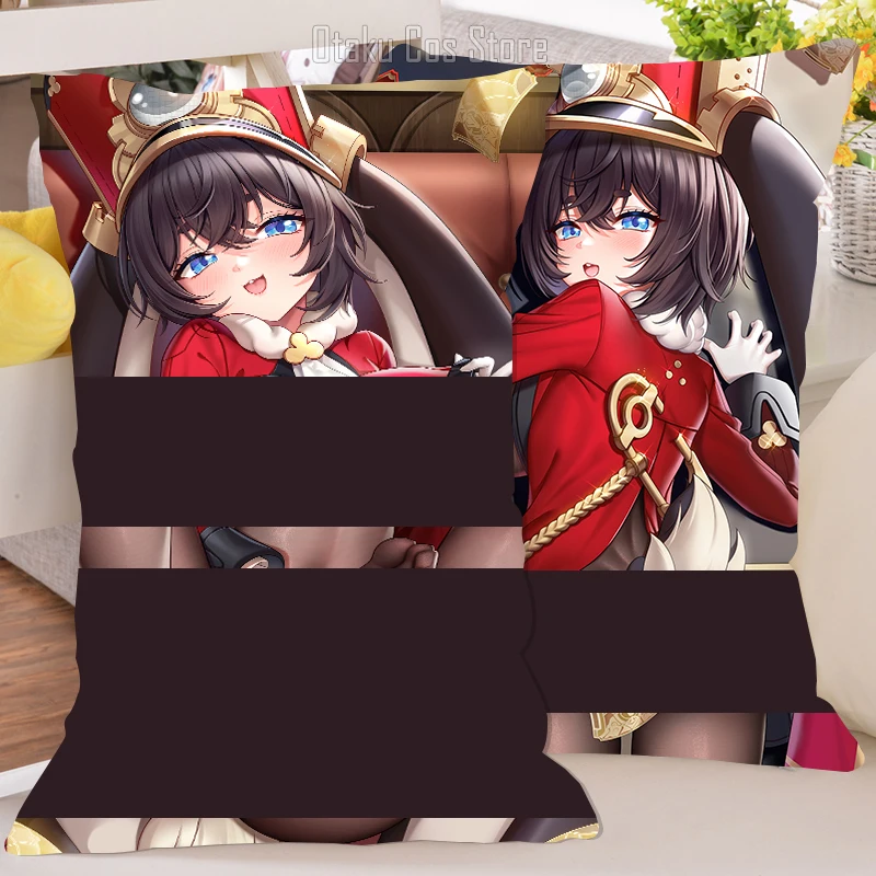 Подушка японского аниме Honkai Impact 3 с помпоном сексуальная дакимакура подушка для
