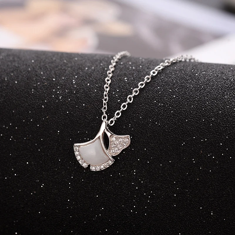 

Женское Ожерелье Mori fan, цепочка на ключицу, нишевое ощущение дизайна