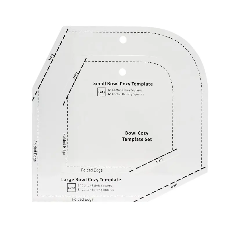 Сделай сам Ручное шитье режущая ткань шаблон индивидуальный стиль линейка набор