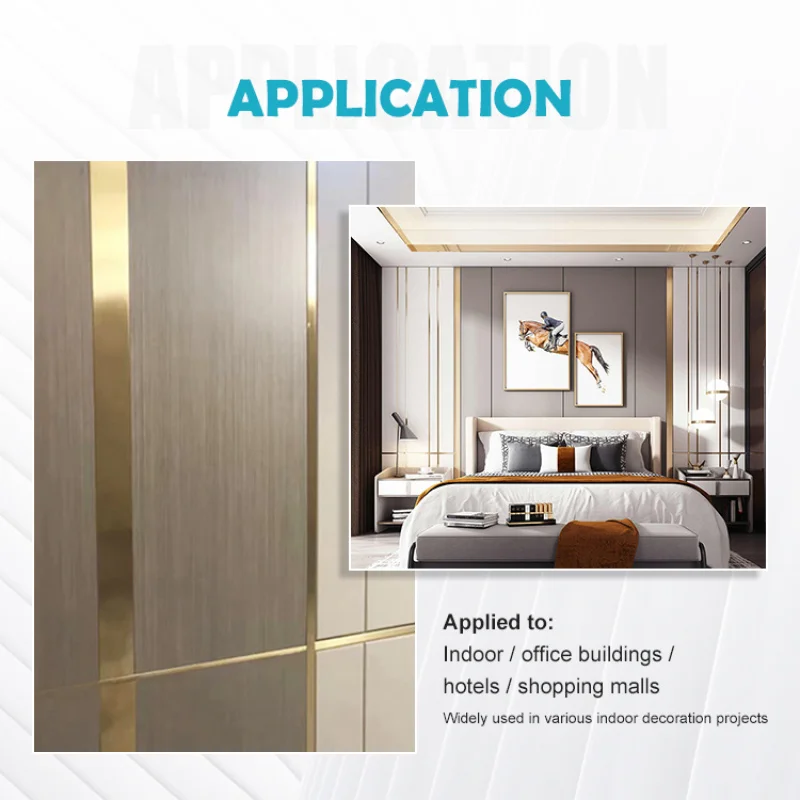 Под заказ. 304/г-образные U-образные декоративные линии с круглыми краями из