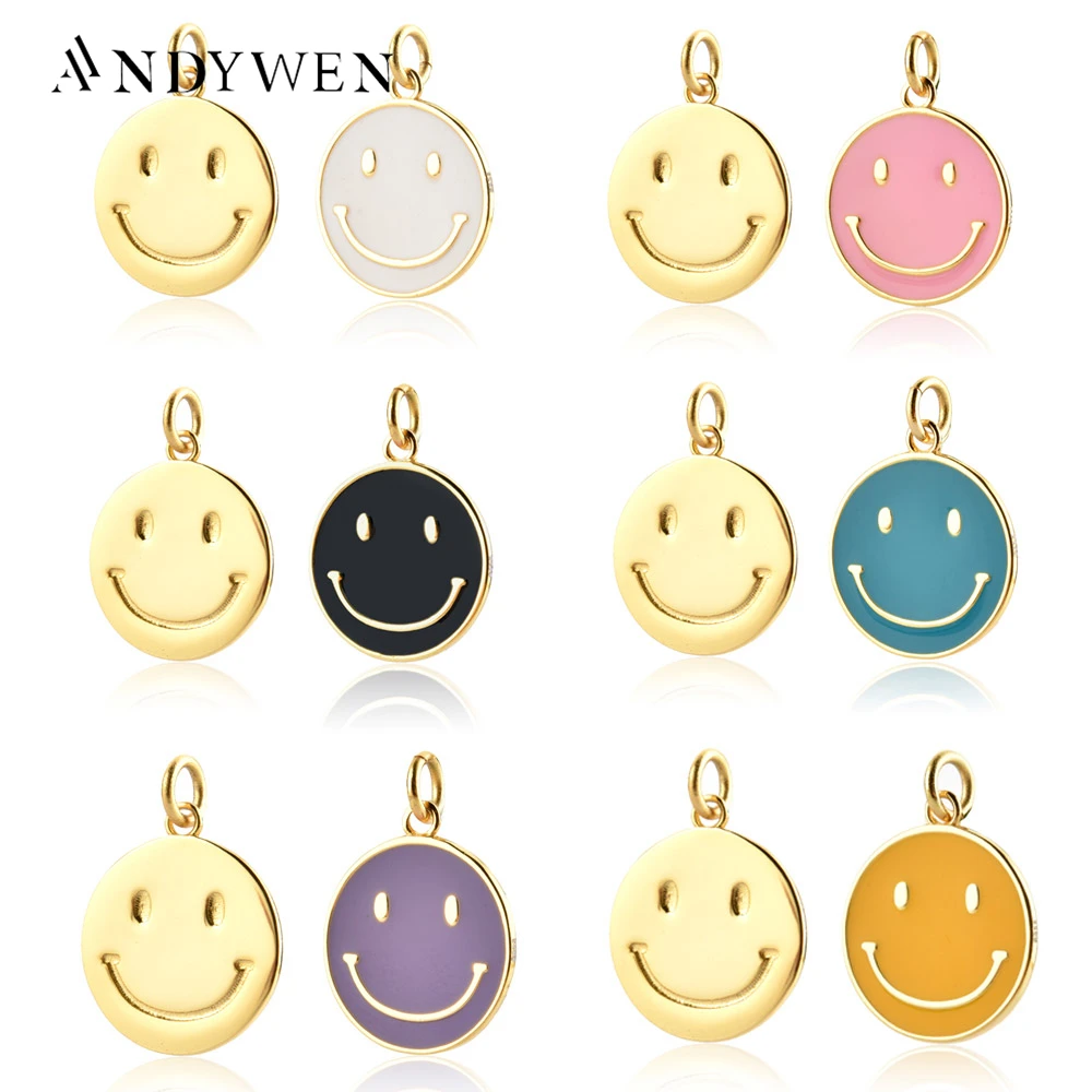 Подвеска женская из серебра 925 пробы двух размеров с эмалью | Украшения и