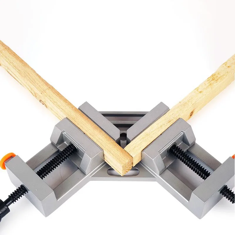 Двойная ручка 90-градусный прямоугольный зажим для деревообработки Алюминиевые