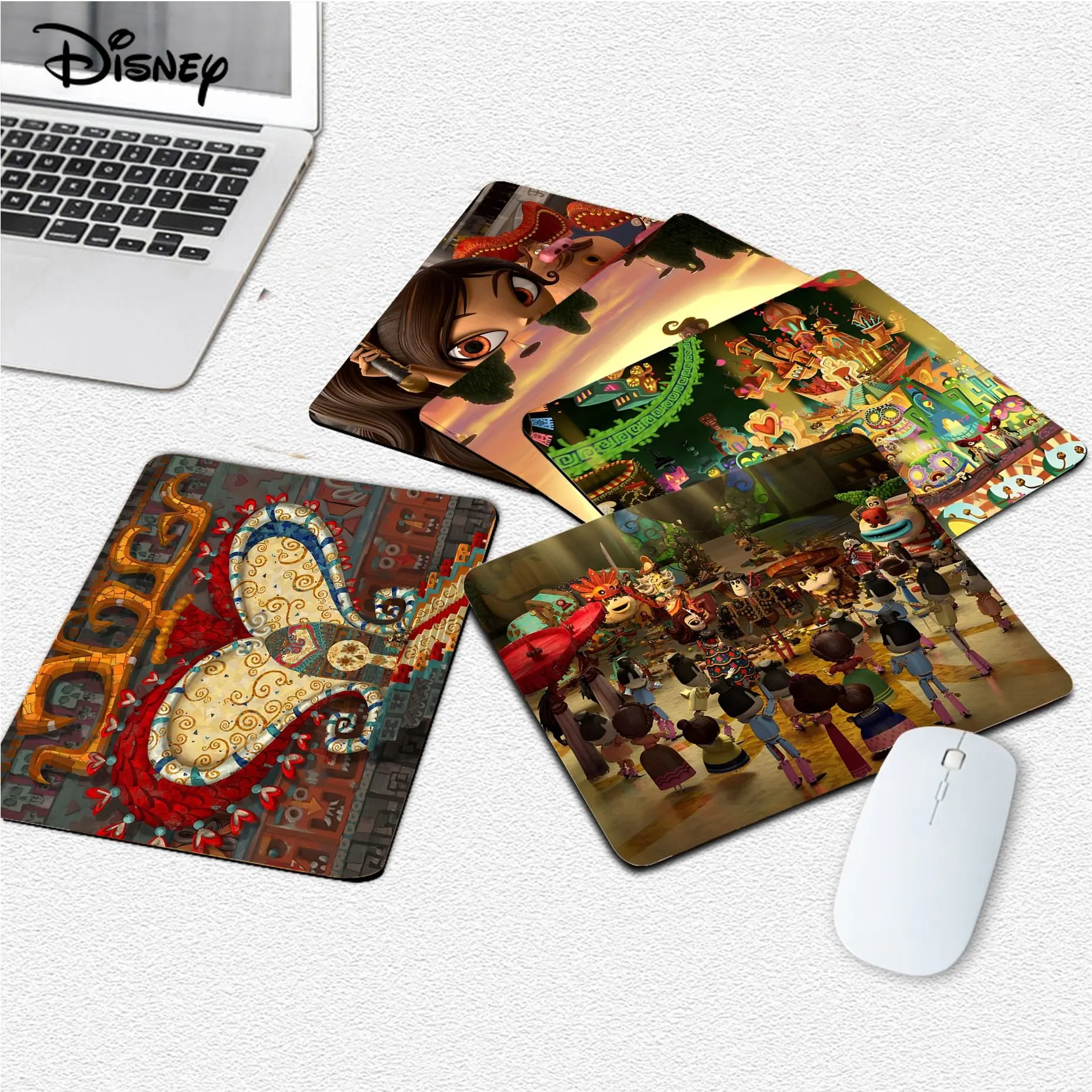 

Disney The Book of Life Mousepad 20x25cm Desktop Desk Mat Kawaii Gaming Accessories Students Writing Pad Deskpad Home Decor