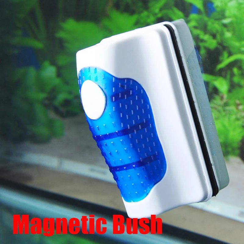 

Fish Tank Cleaner Magnetic Brush Magnetic Aquarium Brush Aquarium Tank Fish Tools Glass Algae Cleaning Scraper Floating Brush