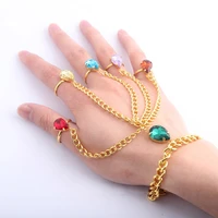 infinite power glove gauntlet reiki healing bracelets gemstone cosplay party props mens womens fashion jewelry gifts