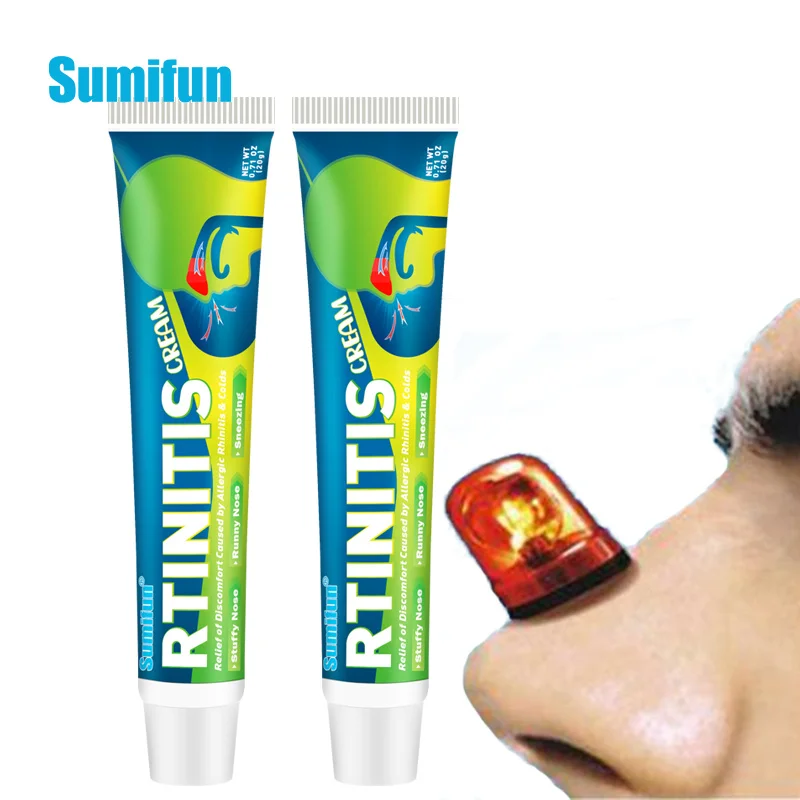

Sumifun 5pcs Nose Ointment Acute Chronic Rhinitis Allergic Rhinitis Sinusitis Cold Caused By Nasal Congestion Nose Itching Cream