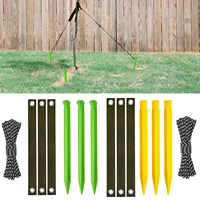tree stake kit tree straightening kit with strap strong rope and stakes for young tree for sapling straight growth